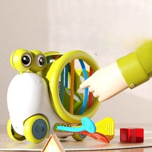 Jouet éducatif pour bébé : escargot de dessin animé à tirer, jeu d'apprentissage et de rembourrage, jouet amusant pour enfants - Product Image 5