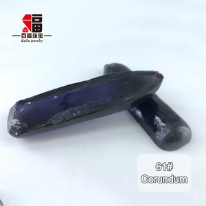 바이푸 주얼리 60 #   61 #   합성 실험실 재배 보라색 쿤자이트 코런덤 원석 - Product Image 2