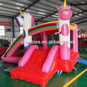 Bán Hot đẹp Unicorn <span class=keywords><strong>Inflatable</strong></span> Bouncer với cầu vồng trượt trẻ em nhảy lâu đài thương mại <span class=keywords><strong>Inflatable</strong></span> Bouncer lâu đài - Product Image 2