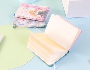 Imprimé coloré avec un design <span class=keywords><strong>de</strong></span> dessin animé <span class=keywords><strong>de</strong></span> <span class=keywords><strong>licorne</strong></span> et <span class=keywords><strong>de</strong></span> fille pour des carnets <span class=keywords><strong>de</strong></span> notes et <span class=keywords><strong>de</strong></span> <span class=keywords><strong>voyage</strong></span>. - Product Image 5