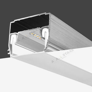 Architectural Project Stretching Ceiling Lights Wall Lamps Black Stretch <strong>Profile</strong> Oem Odm Custom <strong>Industrial</strong> <strong>Aluminum</strong> <strong>Profiles</strong> - Product Image 3