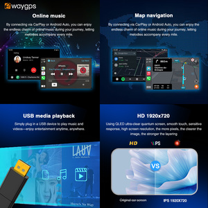 Autoradio Ewaygps Android 14 avec écran tactile 1920*720, Carplay et Android Auto pour <span class=keywords><strong>AUDI</strong></span> A1 A2 A3 A4 A5 Q1 Q2 Q3 Q4 Q5 - Product Image 4