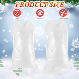 Noël Faux Neige Noël <span class=keywords><strong>Coton</strong></span> Comme Fluffy Intérieur Neige Artificielle Faux Pour La Décoration De Noël Affiche, 100g - Product Image 6