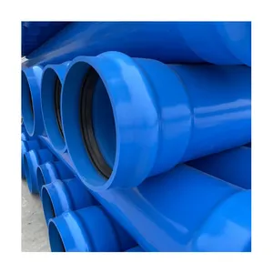 YiFang Pvc Conduit Pipe 20Mm Plumbing Pipe Blue PVC Sewage Underground Rain Drainage Pipe
