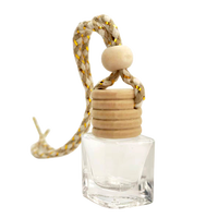 Bouteille de diffuseur d'huile essentielle d'aromathérapie pour voiture Bouteille de désodorisant vide Bouteille de parfum suspendue Accessoires de décoration de parfum
