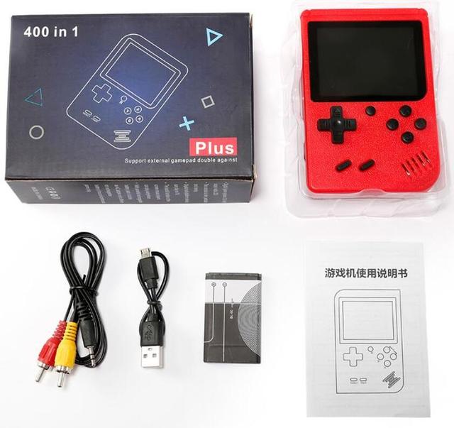 Hot Selling 3.0inch Colorful 400 in 1 Games Handheld Video Game Player Retro Game Console for Kids