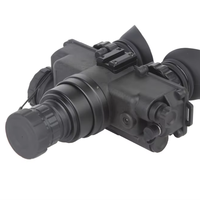Kacamata NVG Roevision Gen2 dengan Pembesaran 1x, Lensa Mata yang Dapat Disesuaikan, Teropong Penglihatan Malam untuk Luar Ruangan, Jarak Efektif 200m FOM1400