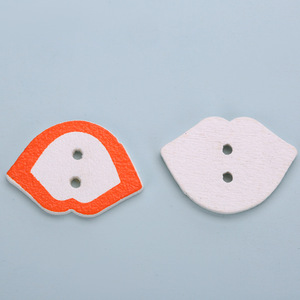 Nouvelles perles en bois perforées de couleur pour petits animaux, à faire soi-même, avec motifs de dessins animés - Product Image 3