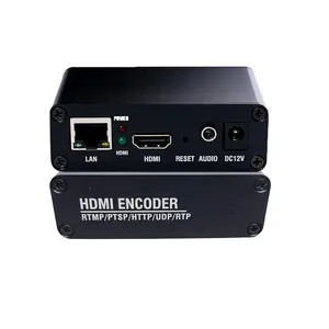 HD MI ke IP 4 TS Encoder IPTV H265 H264 Encoder Ultra Mini IPTV Streaming