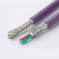 Kabel Instrumen Terlindung 200M Gulungan Khusus 0.2mm, 22 AWG Inti Tunggal Terpilin, Kawat Listrik Tembaga PE