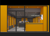 Meubles de magasin électronique moderne, Design d'intérieur, magasins de réparation d'ordinateur, conception de salle d'exposition d'ordinateur portable