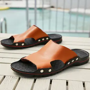 2021 आदमी जूते समुद्र तट फैशन गर्मियों चप्पल आकस्मिक पुरुषों सैंडल