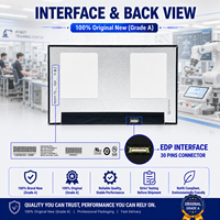 AUO N156HAN01.2 Panel LCD Industri Tertanam 15.6 Inci 1080P FHD 350 Nits AHVA Slim EDP 30 Pin