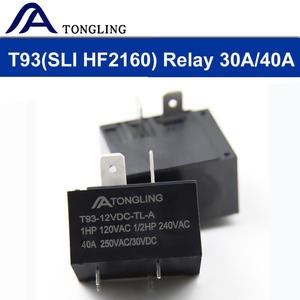 パワーリレーTL T93-1H 1H PCB取り付けDC12V/A 40A 250VAC冷蔵庫用JQX-16F - Product Image 2