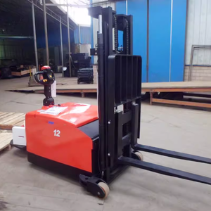 中国ブランド1150MM CDD12J-K電気パレットスタッカー100% 電力1.2T積載容量スタンドオン産業用フォークリフト - Product Image 6