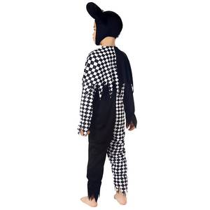 Disfraz de Payaso a Cuadros Blanco y Negro para Niños, para Representaciones Escénicas, de HP Cosplay - Product Image 2