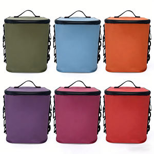 Bolsa Térmica de Alta Calidad para Almuerzo, Bolsa Refrigerante de 2 Capas, Bolsa Térmica Rígida para Entrega de Alimentos, Aislada con Revestimiento de Papel de Aluminio - Product Image 2