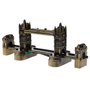 Nuevo Retro Metal London Tower Bridge estatua modelo <span class=keywords><strong>de</strong></span> construcción estatuilla <span class=keywords><strong>de</strong></span> hierro artesanía decorativa técnica <span class=keywords><strong>de</strong></span> fundición recuerdo - Product Image 1