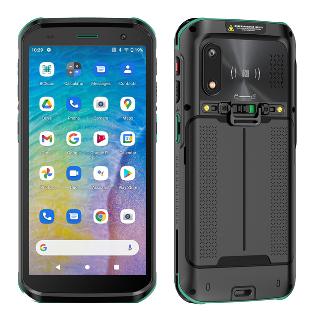 Mobixtech Android 13 Intel Model S5 Industrial 2.2GHz NFC 64 MB 5.5 Inch Handheld PDA Smartphone WiFi 1D 2D QR Barcodes