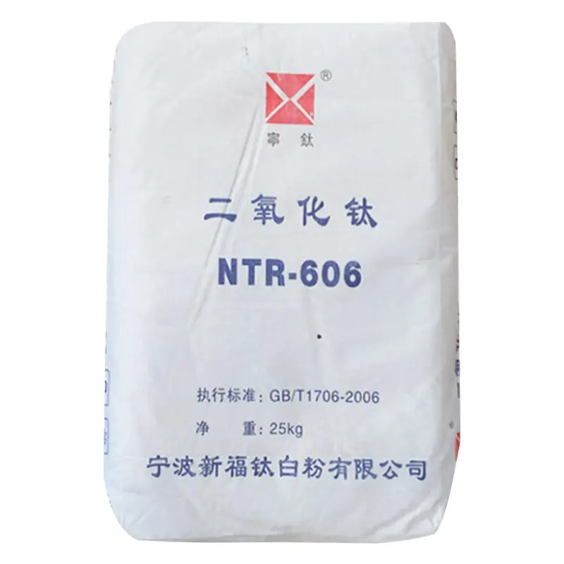 أكسيد التيتانيوم الروتيلي عالي الجودة بدرجة صناعية Ntr606