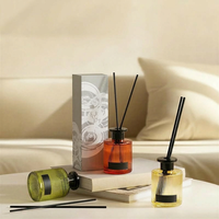 Diffuseur de parfum d'ambiance de luxe longue durée pour chambre et salle de bain, élégant souvenir haut de gamme, diffuseur à bâtonnets, cadeau