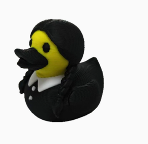 Figurine de canard Wednesday <span class=keywords><strong>Addams</strong></span> imprimée en 3D, ornement créatif et accessoire cadeau - Product Image 6