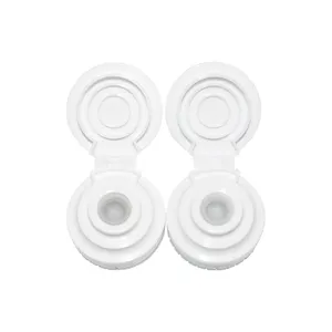 Wholesale high quality 38mm plastic bottle cap flip top cap with silicone valve