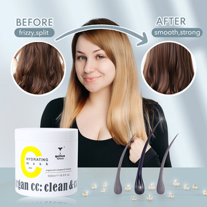 Maschera per capelli vegana con Logo personalizzato 250ml di miele di riparazione di seta liscia per capelli <span class=keywords><strong>e</strong></span> parrucca - Product Image 2