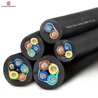 Kabel Fleksibel Tahan Air JHS 1-core 3-core, Cocok untuk Pompa Submersible dan Pompa Sumur Dalam