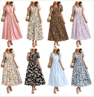 Robe d'été respirante en mousseline Modèle 2026.4 pour femme, mélange aléatoire multicolore, tailles 18-45 ans, disponible en gros et en lots combinés