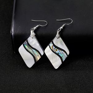 ยุโรปและสหรัฐอเมริกาจำหน่ายต่างหูเพชรดีไซน์สร้างสรรค์ ซีรีส์เปลือกหอย ต่างหูคุณภาพสูง - Product Image 3