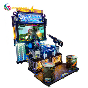 Coin Operated 55-inch Display 2-Player Kids Shooting Video Game <b>Machine</b> Metal Acrylic Construction for <b>Amusement</b> Parks for 6+ - Product Image 4