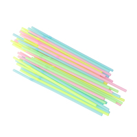 6 8 10 12mm Pailles PLA compostables jetables colorées personnalisées