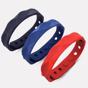 Bracelets en silicone antistatiques et imperméables à ions négatifs, imprimés, pour le sport et la mode, vente en gros d'usine, promotionnels - Product Image 6