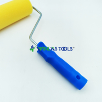 Poignée en plastique de rouleau de peinture de Type Fix d'écrou avec différentes tailles de rouleau de peinture de mousse d'éponge pour la décoration à la maison