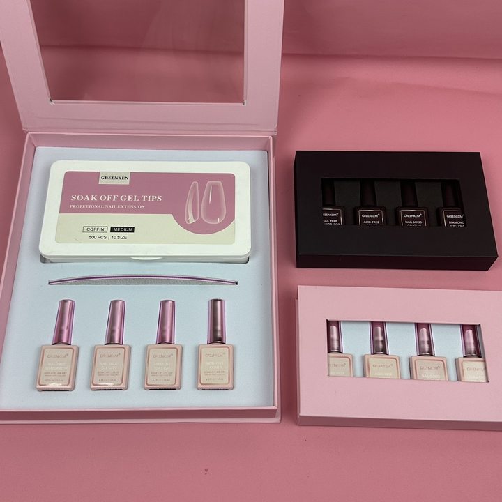 Kit gel X rosa