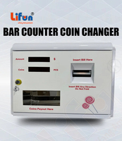 Distributeur de Monnaie Mural Compact pour Billets, Pièces et Jetons – Changeur de Monnaie pour Laverie, Machine à Monnaie de Comptoir