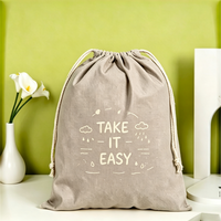 Sac à dos en toile simple, léger, écologique, unisexe, multifonctionnel, pour la gym, les voyages, les courses, avec cordon de serrage