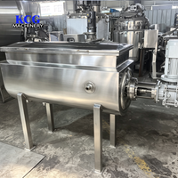 Cuve de mélange horizontale en acier inoxydable 304 de qualité alimentaire, capacité 300L, avec agitateur, capacité 200L