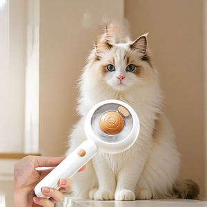 <b>Pet</b> Grooming Spray Massage Comb Multifunction One Button Hair Removal <b>Brush</b> Dog Comb Cleaning Supplies - Product Image 5