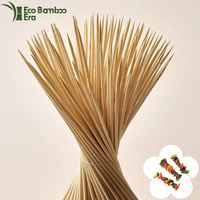 Brochettes en bambou de qualité supérieure, écologiques, réutilisables, de qualité alimentaire, fabriquées à partir de bambou de qualité alimentaire durable pour le barbecue et la rôtisserie