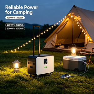 สถานีพลังงานแสงอาทิตย์แบบพกพา 2000W 2560Wh พร้อมแบตเตอรี่ลิเธียม MPPT สำหรับการเดินทางผจญภัยกลางแจ้ง - Product Image 2