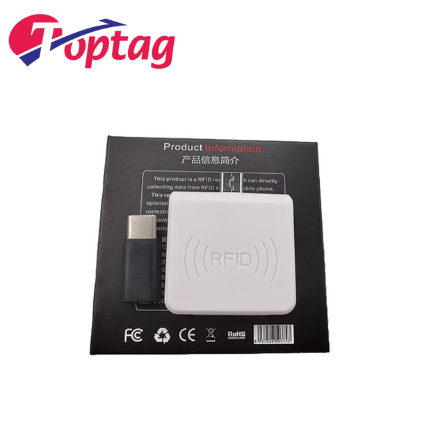 125Khz Chip Card Reader Writer Rfid Smart Card Reader Use for Android System Phone Small Size Micro USB Type C Interface