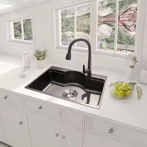 Fregadero de cocina inteligente con bandeja de un solo tazón de acero inoxidable 304 nuevo juego incluye cepillo inteligente <span class=keywords><strong>Bacha</strong></span> y tabla de cortar - Product Image 4