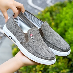 Scarpe da uomo <span class=keywords><strong>Old</strong></span> Beijing in tela, <span class=keywords><strong>casual</strong></span>, sportive, alla moda, versatili, monopiano, slip-on, da lavoro, con suola in gomma, pure - Product Image 3