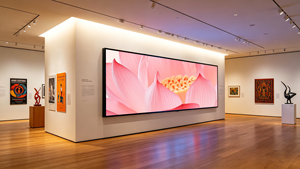Ultra Slim P2.604 LED Strip Display 147456 Pixel Density 14-16Bit Color Depth 500cd Brightness IP65 Waterproof for Indoor - Product Image 4