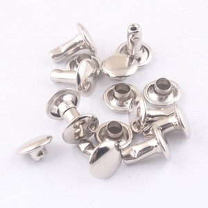 Petit rivet à double capuchon en <span class=keywords><strong>métal</strong></span> de 8x8mm bon marché pour l'attache de sangle de lanière de sac - Product Image 6