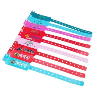 <b>Adjustable</b> Size Disposable PVC Wristband Reusable Wristband Hospital Medical Wristband Promotional Gifts Ticket <b>Bracelets</b> - Product Image 5