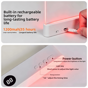 Custom log OEM LED flat reading <b>light</b> Ultra-Thin PC Panel Reading <b>Light</b>, No Glare Book <b>Light</b> for Reading <b>in</b> Bed - Product Image 3
