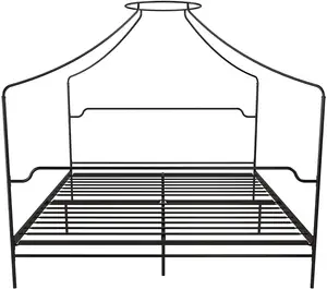 <span class=keywords><strong>King</strong></span> Size Frame Black <span class=keywords><strong>Metal</strong></span> Luifel <span class=keywords><strong>Bed</strong></span> - Product Image 1